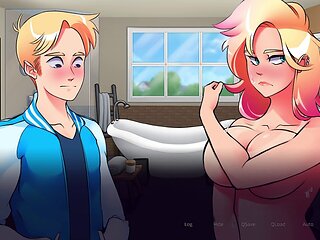 Anime cougar, cartoon big ass mom, 3d cartoon mommy