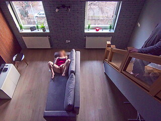Roommate Caught Me Masturbating And I Continue As He Watch