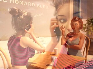 My sheer pleasure in this gameplay featuring a busty mommy with a big butt