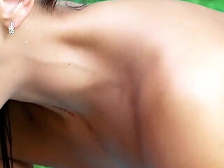 Naked Yoga with Stepbro Turns Into Outdoor Sex