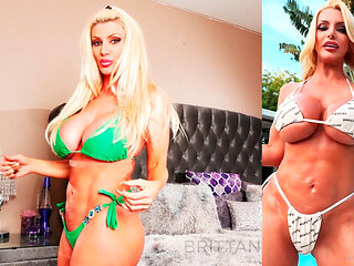 Beautiful Blonde Brittany Andrews Masturbates In A Bikini!
