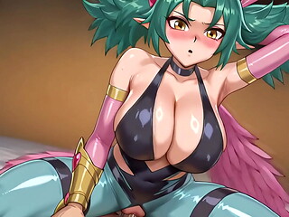 Yu-Gi-Oh Harpie carla Hen (AI)