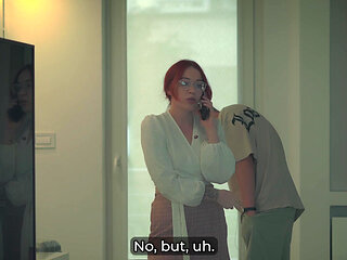 Step Mom Shares Bed with Step Son in Hotel - Creampie Shock!