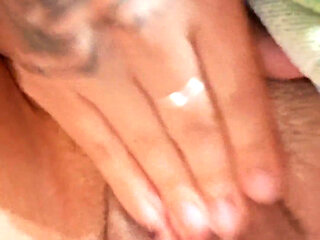 Chilean Amateur Latina Model with Big Tits Playing with Her Vagina