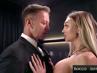 ROCCO SIFFREDI - She Squirts on His Face - Big Tit Blonde Frances Bentley vs Rocco Siffredi&rsquo_s Huge Cock