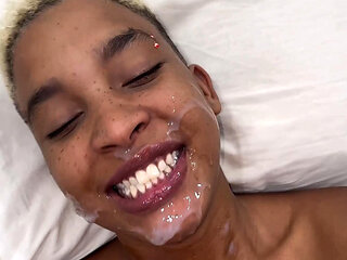 The Young Rebeca Olew at the Motel with Two Friends Who Left Her All Cummed