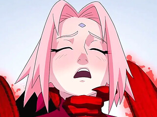 In this explicit scene from a Japanese adult animation, a young female