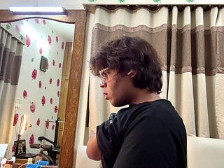 Horny Desi Twink Bitch Loses Control at Home