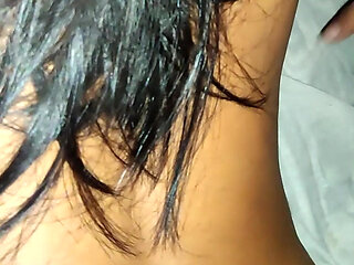 Skinny stepsister gets cocked while wearing a plug in her ass