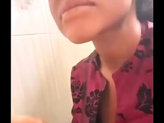 Blessing Ochanya Jonah masturbates in the office bathroom