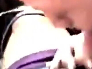Just Sitting in the Passenger Seat... and She Gave Me a Blowjob.