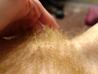 Masturbation From Female POV with Hairy Pussy
