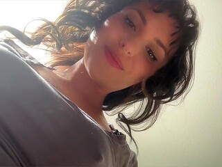 Alt girl performs soothing ASMR while counting down to relaxation