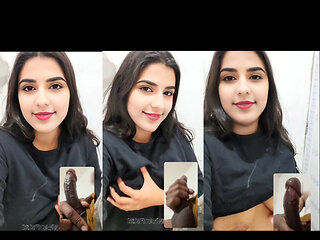 horny Stepsister Masterbating with her Ex on whats app