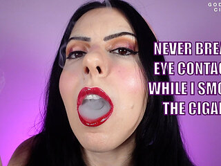 Never Break Eye Contact, While I Smoke the Cigar