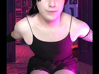 7 Bubble Butt Blonde in Goth Feminine Legs Soft Body Sweet Skin