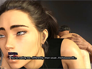 Power Vacuum - Gameplay - Roleplay - Cuckold - Big Tits Teen Bouncing on Oldman Cock