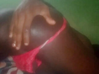 I love stroking my big black dick.