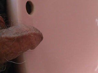 Hard cock pissing deliciously