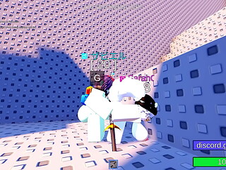 Furra tonta es follada en un condo de roblox