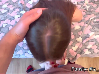 Hot Wife Gives Deepthroat & Stands Doggy Style POV