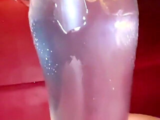 Cute BBW Just Got a New Big Dildo for Size Training