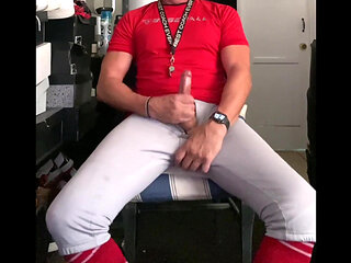 Home From Baseball Practice and Jockdad87 Is Horny