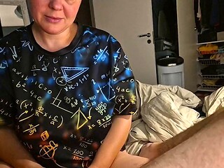 SwitchMixCouple Teacher Cranks Tight Cockring for Epic Blowjob
