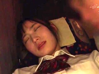 Night Bus Terror: Asian Schoolgirl's Silent Orgasm. Asian Erotic Video. x1x4C86A7563A359D2BDA