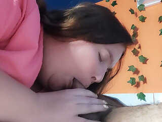 BBW MILF Is Addicted to Sucking Dick. Cock Worship