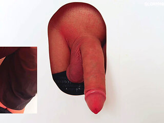 Trainee for lunch break - but what he cums surprises everyone