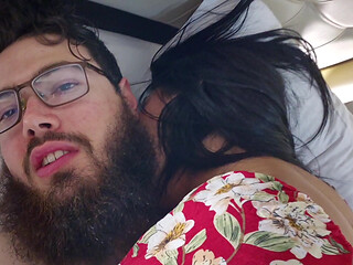 I'm Heading to the Hotel with My Sexy Brunette Girlfriend I'm Going to Make Her Eat My Huge Cock, Haha