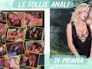 Moana Pozzi Anal Orgy Retro Classic - Big Cock Doggy Style & Cum in Mouth