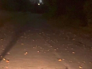 Caught twice naked in road