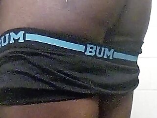 Black Femboy with Tight Bootyhole and Thick BBC
