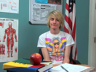 Gay Blond Twink Preston Andrews Giving Interview
