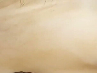 Pretty White Girl Jerks BBC Until Her Tits Get Glazed