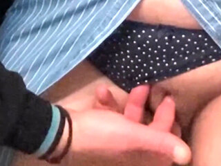 Hot Juicy Pussy Fingered in Subway by Total Stranger