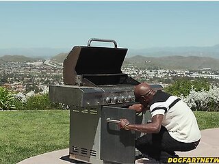 [I'm In The Mood For 2 BIG Sausages] - Slutty Repair Woman Fucked By 2 Big Cocked Strangers Dogfart