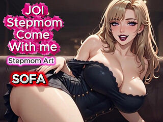 JOI Stepmom Soaked Sofa Play Come with me 100% You'll cum - Dirty Talk