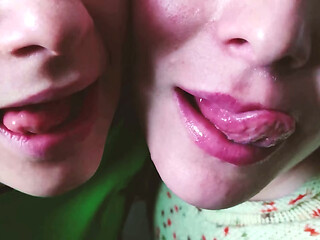 Do you wanna cum in our mouths?