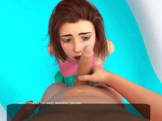Milf Celia seduces me into giving her a blow job in public