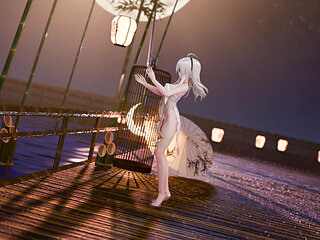 Erotic Cheongsam Ancient Style Pussy Exposed