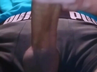 Daddy transforms his thick cock into a delicious and creamy Yule log dessert.