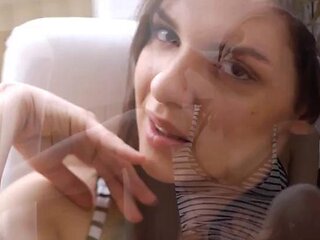 Penelope Beauty from Russia: Babe, Brunette  Masturbation Porn