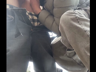 Caught Fucking Outdoor: Two Big Dicks Fucking Raw on the Hiking Trail