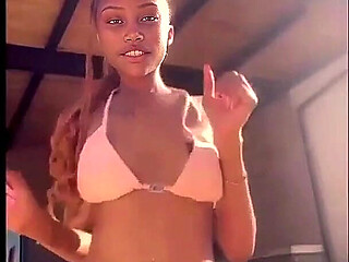 Kenyan Beauty Doing Striptease in South-africa
