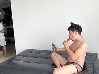 Gay Man Observes His Straight Neighbor And Decides To Seduce Him To Suck His Cock And Give Him His Ass - Relaxingadrian With Kike Merengues