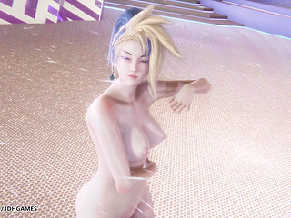 Aespa - Drama - Akali Sexy Striptease