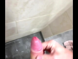 Handjobs in the shower and cums